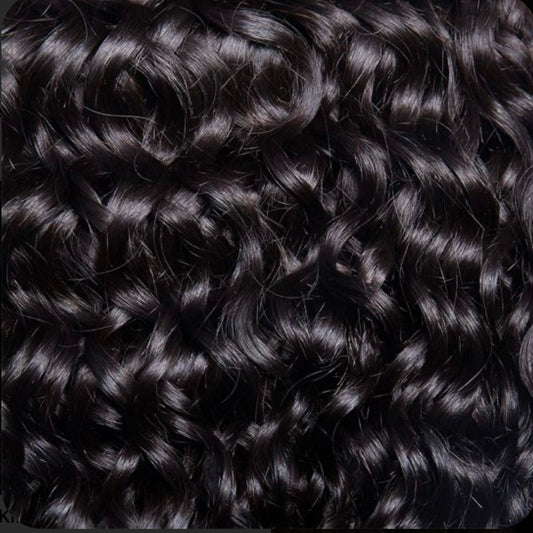Tape hair - Curly Natural black