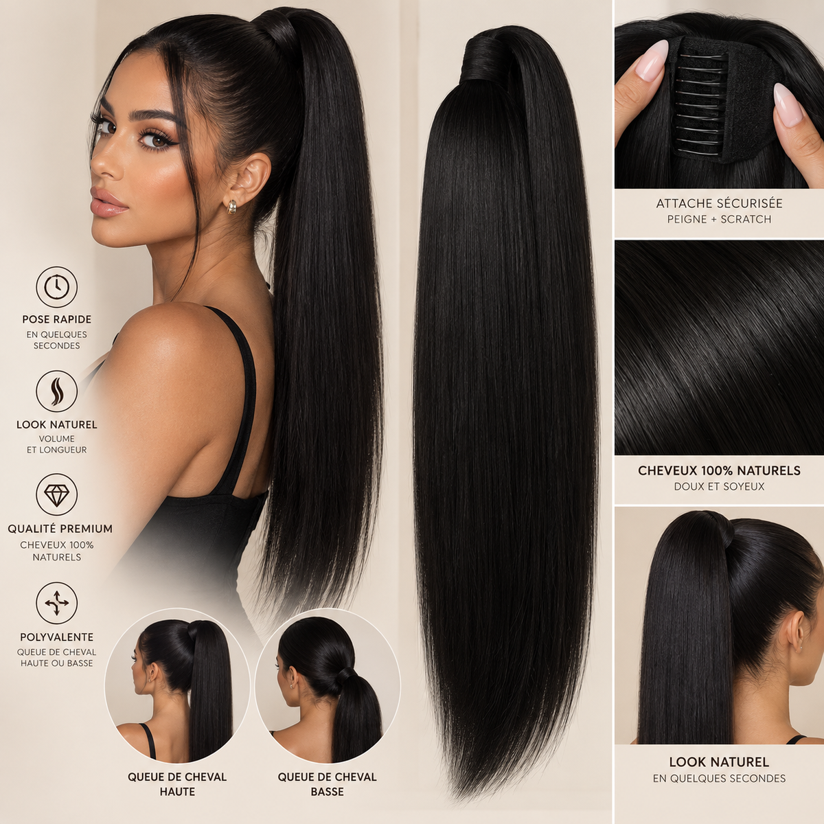 Ponytail Black